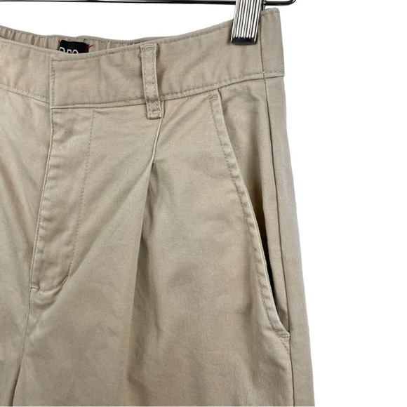 BDG Logan Tan Pleated High Waist Wide Leg Khaki Pants Size 2 - Picture 6 of 9